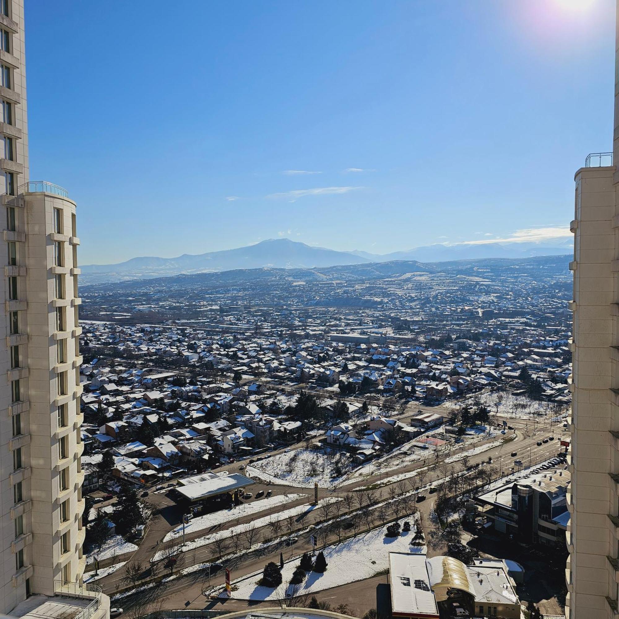 Ferienwohnung Skopje Sky Oasis Exterior foto